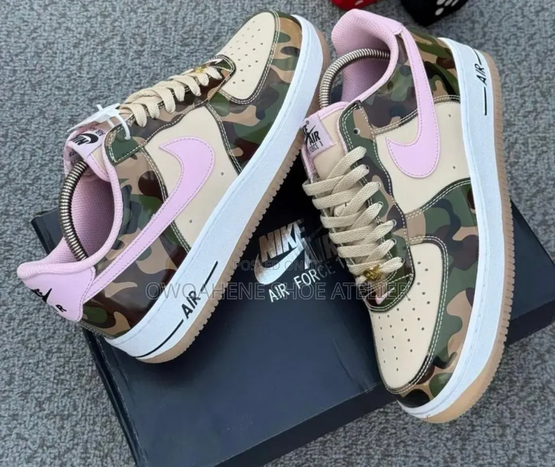 Nike Air Force 1 Low Retro "Patent Camo Pink"