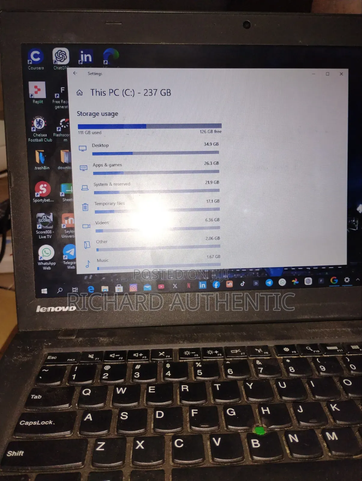 Laptop Lenovo ThinkPad T440 8GB Intel Core i5 SSD 250GB