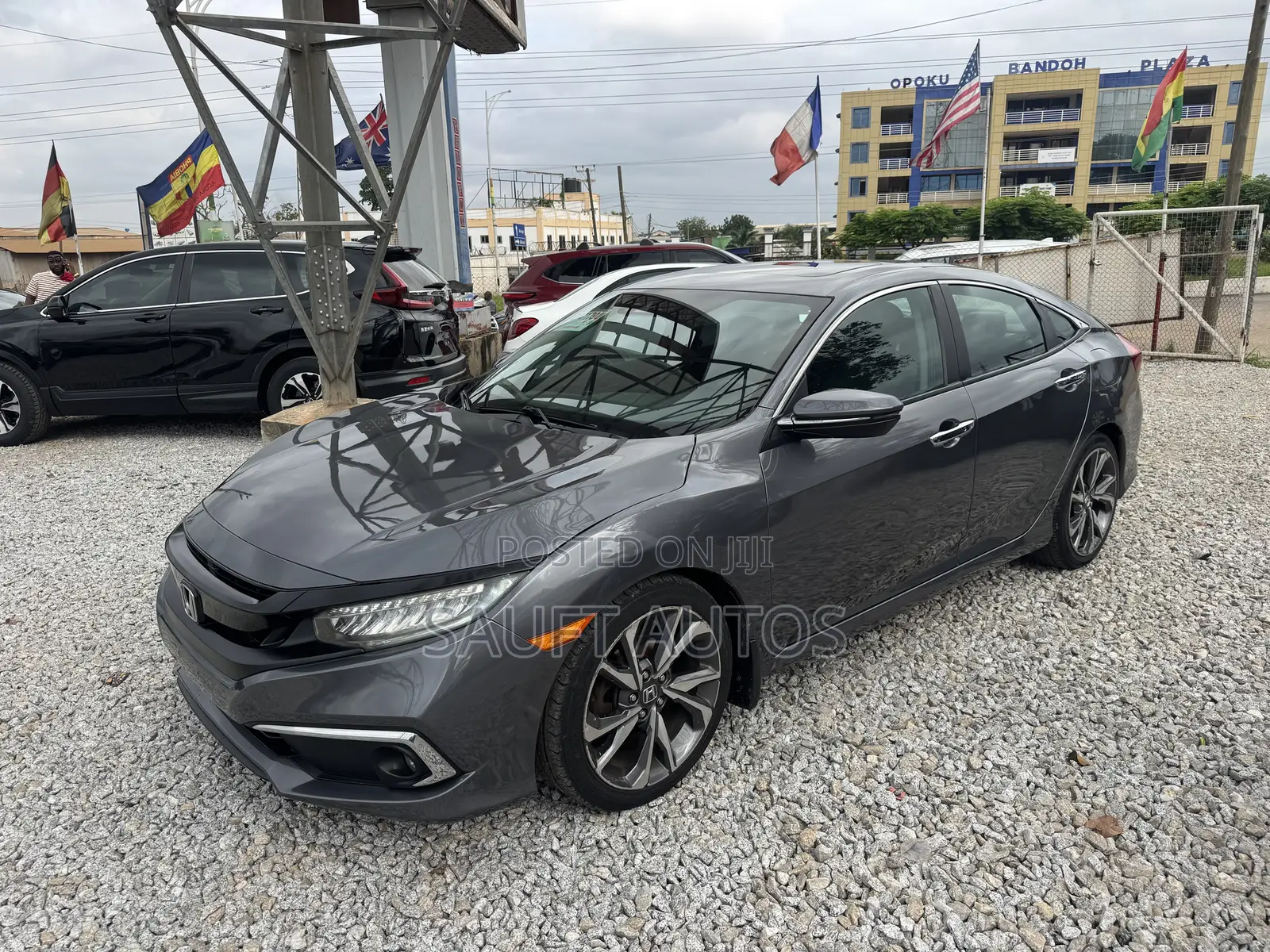 Honda Civic Touring Sedan 2019 Gray