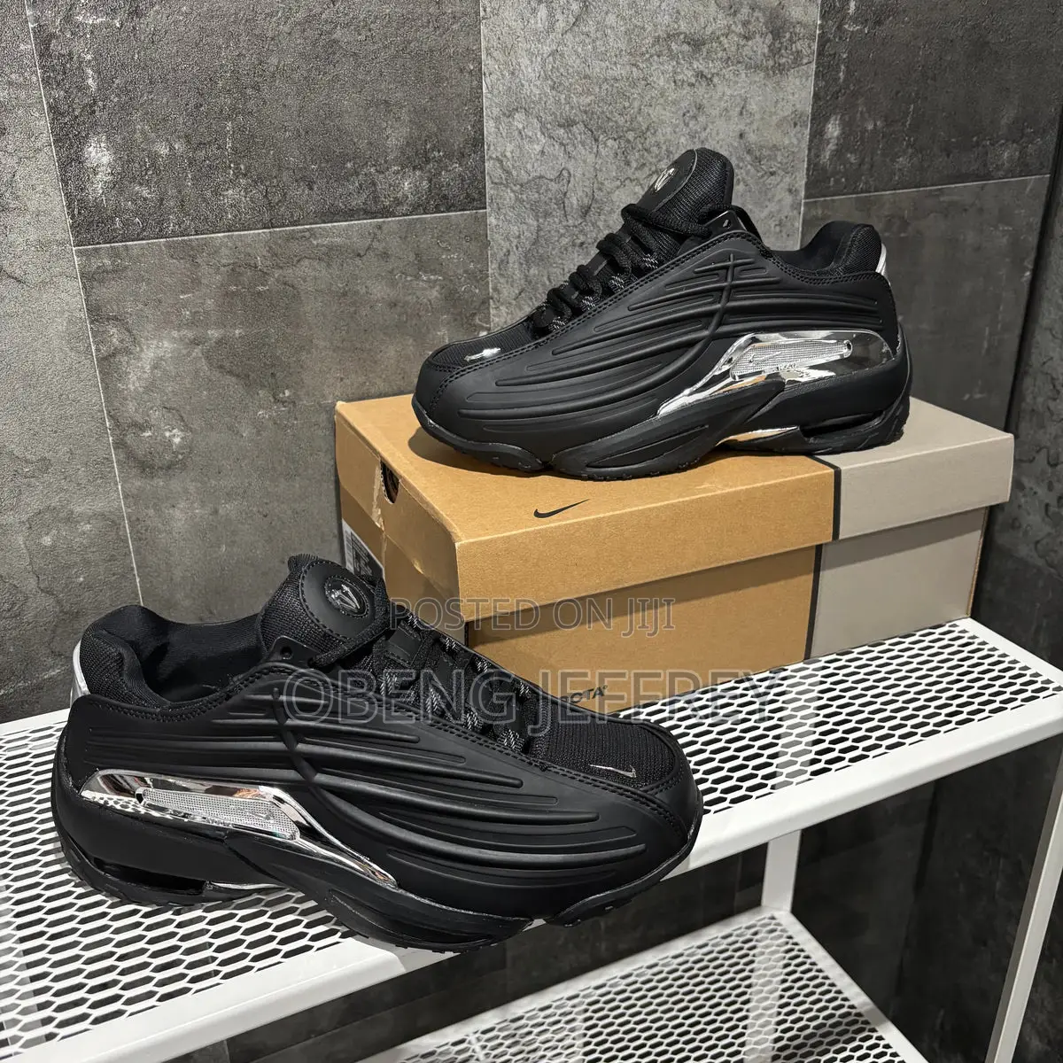 Original Nike Nocta Drake Black , Metallic Silver