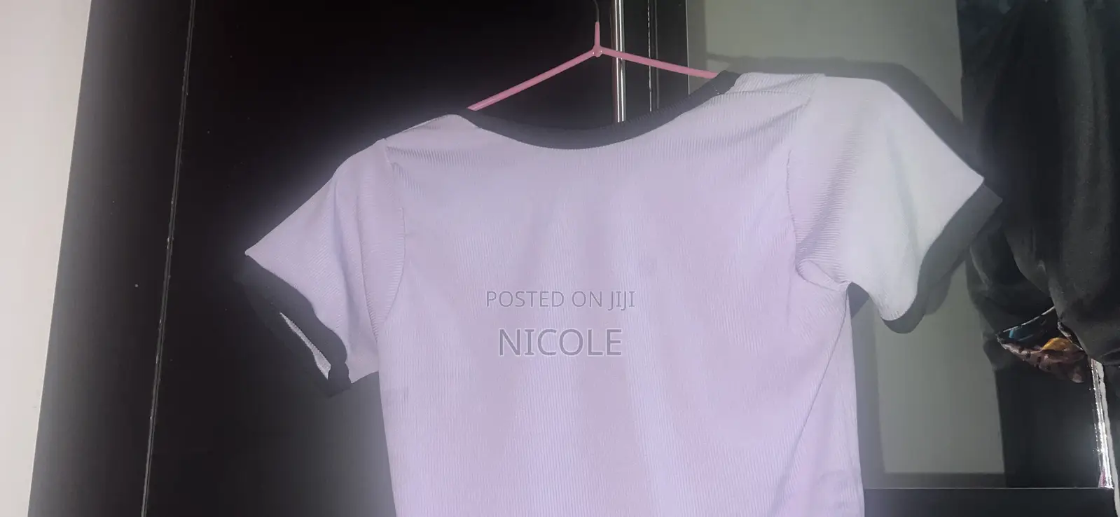 Purple and Black Basic Top