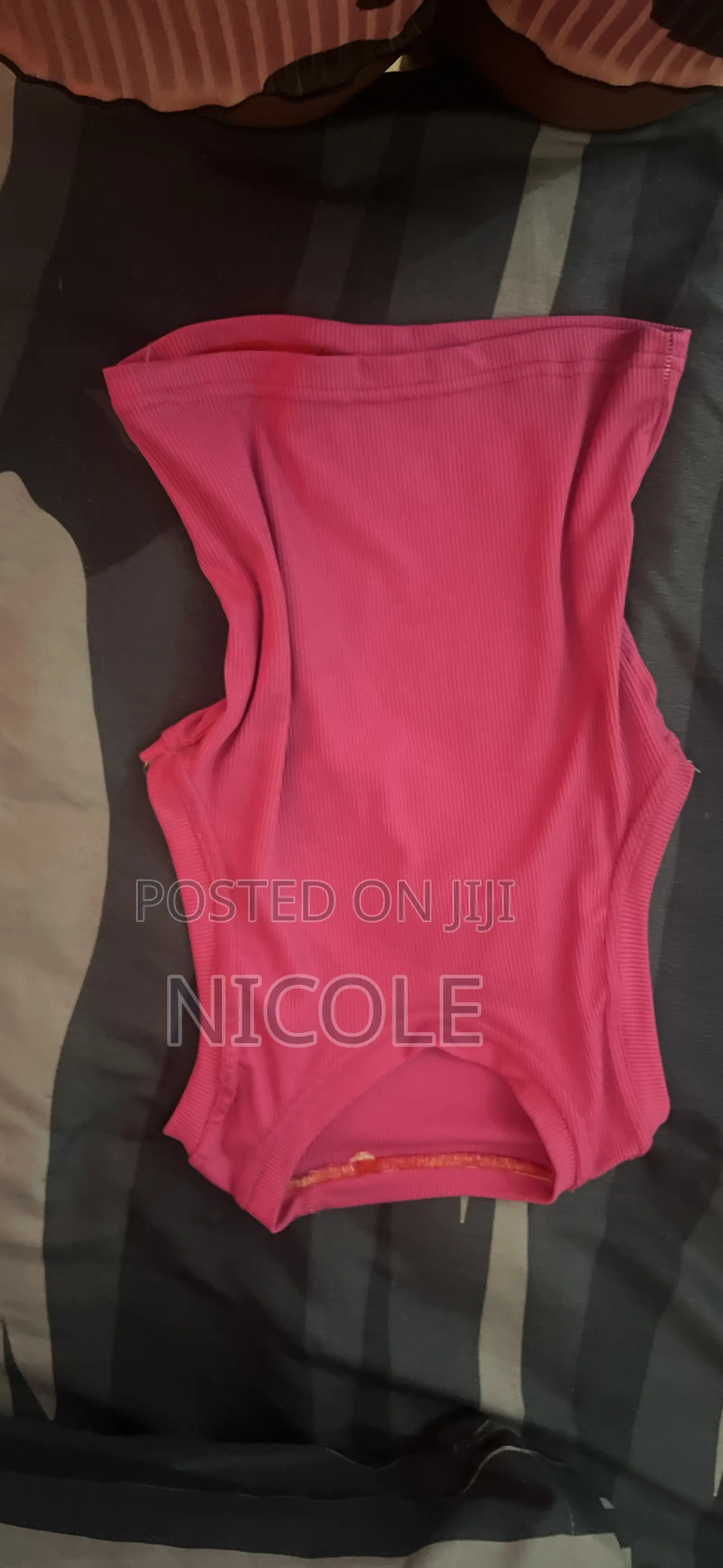 Hot Pink Tanktop Croptop