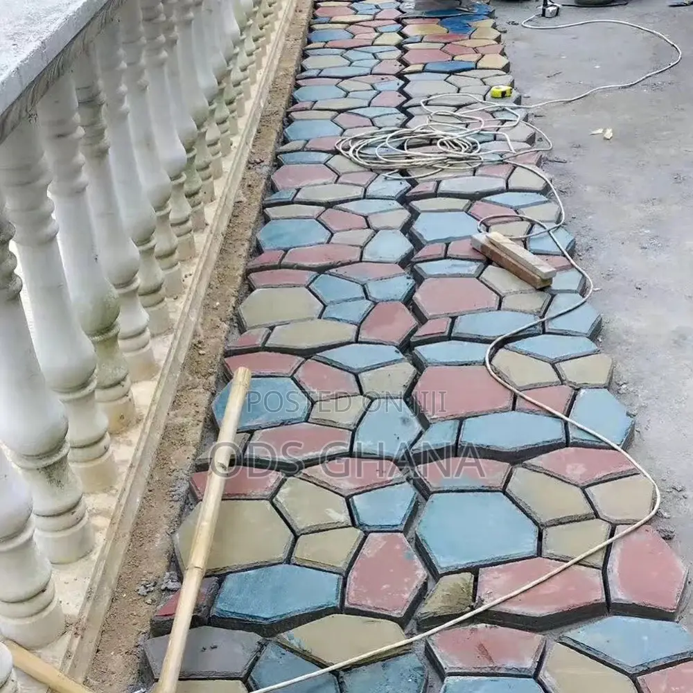 Paving Mould Garden Floor Concrete Mold Plastic Paving Mould