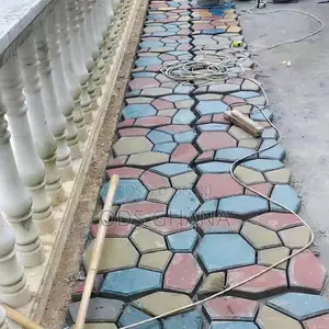 Paving Mould Garden Floor Concrete Mold Plastic Paving Mould