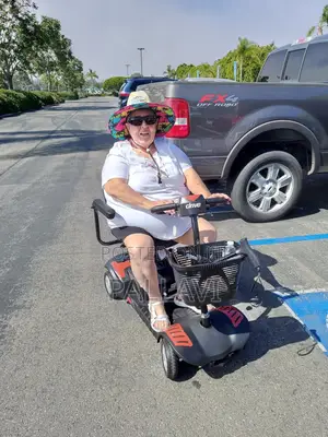 Drive Medical Scout 4 Compact Travel Scooter – 4 Wheel | 12Ah | Red