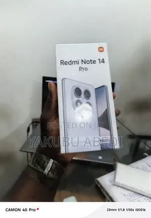New Xiaomi Redmi Note 14 Pro 256 GB Black