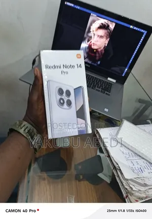 New Xiaomi Redmi Note 14 Pro 256 GB Black