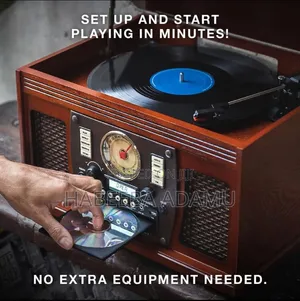 Victrola Navigator 8 in 1 Bluetooth Record Player