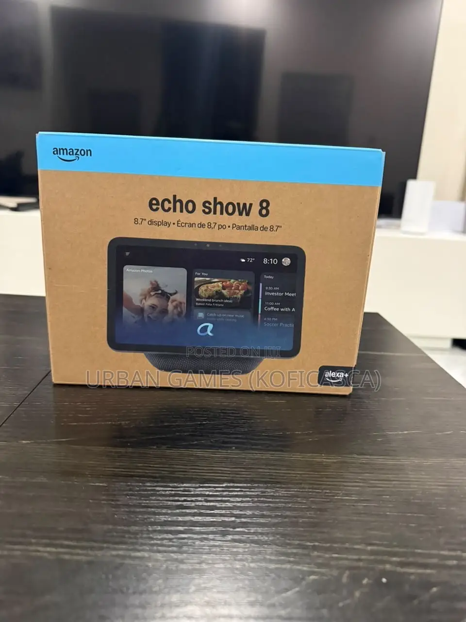 Amazon Echo Show 8 8.7” Smart Display With Alexa+ – Latest Model