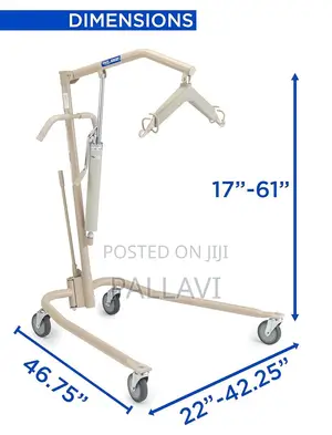 Invacare Painted Hydraulic Lift for Home Use (450 Lbs).| 9805P Model
