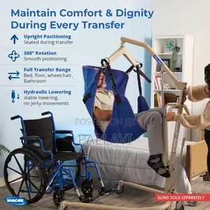 Invacare Painted Hydraulic Lift for Home Use (450 Lbs).| 9805P Model