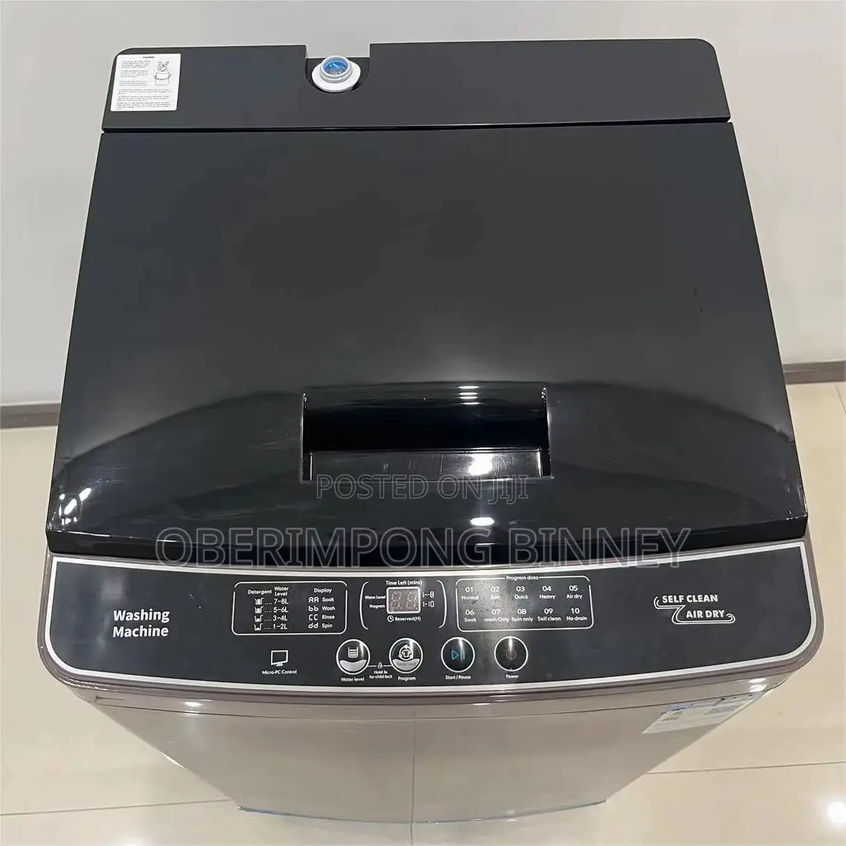 Washing Machine 12kg Top Loaded