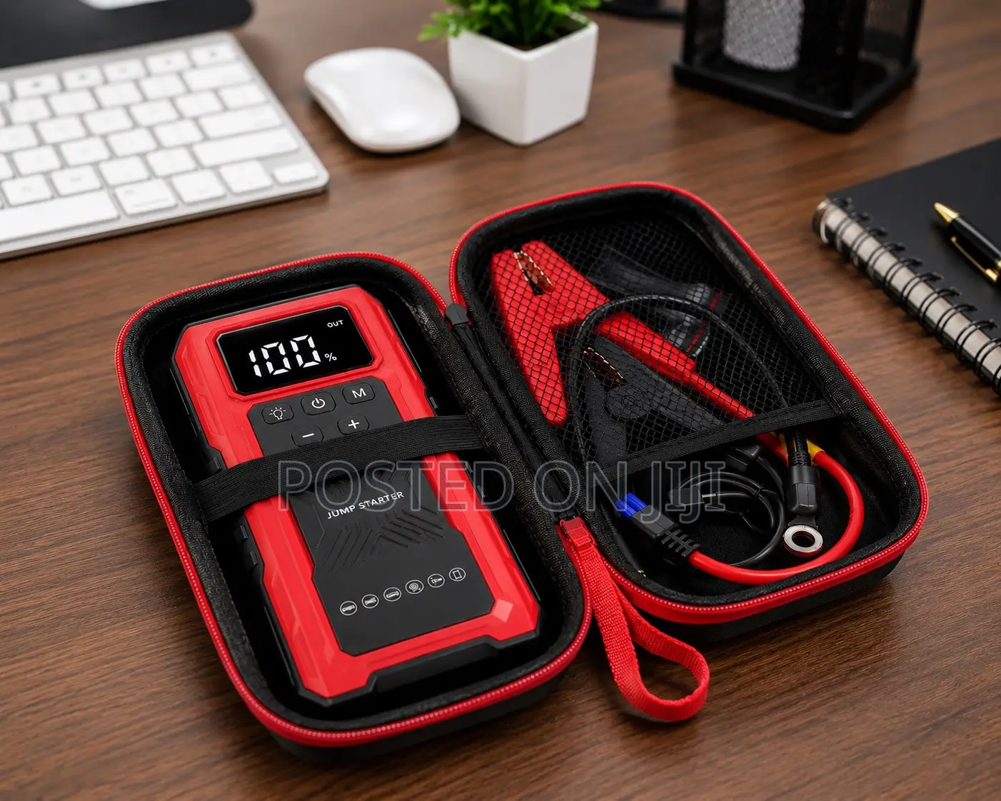 Car Jump Starter and Tire Pump All in 1 Kit Complete