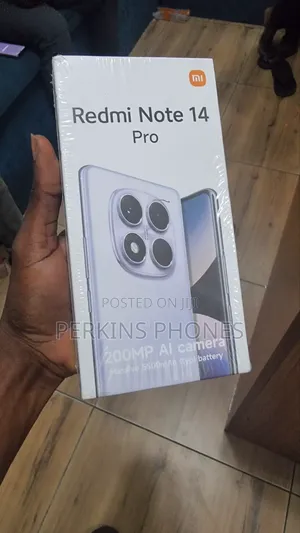 New Xiaomi Redmi Note 14 Pro 256 GB Black
