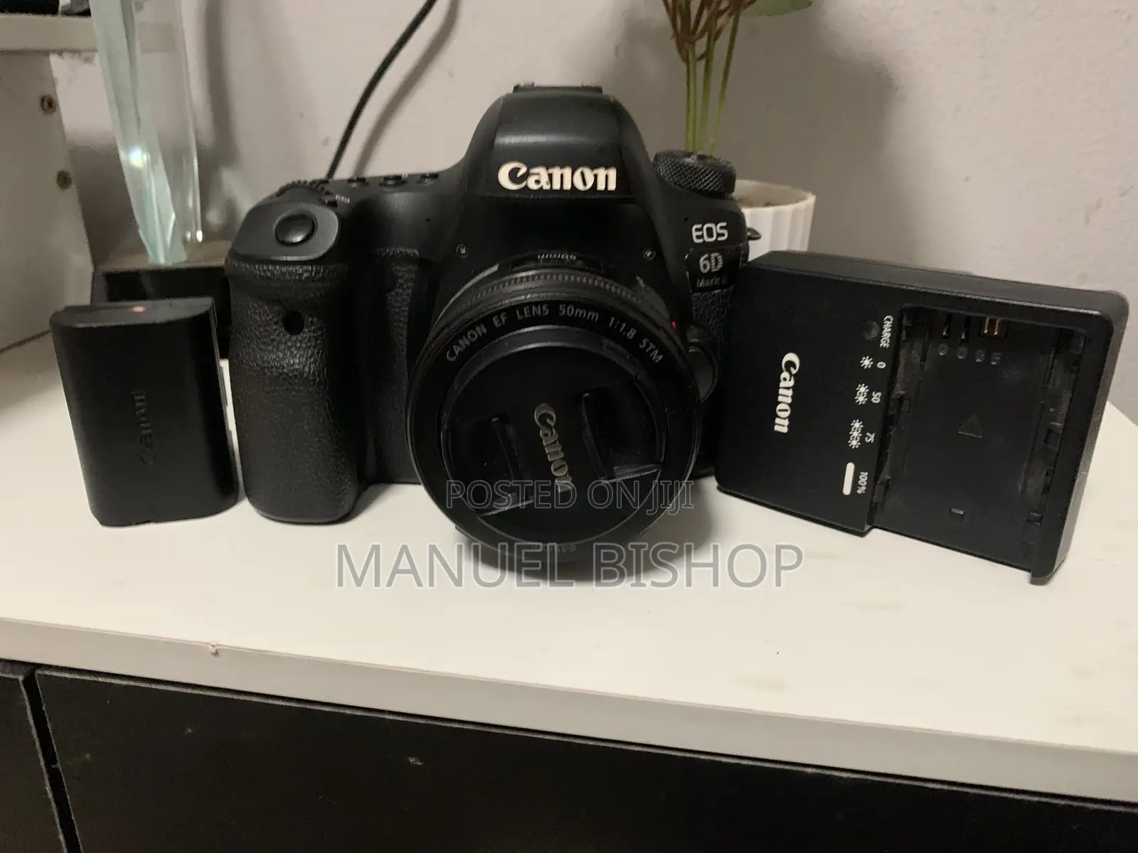 Slightly Used Canon 6D Mark 2 Body With 50mm Lense for Sale