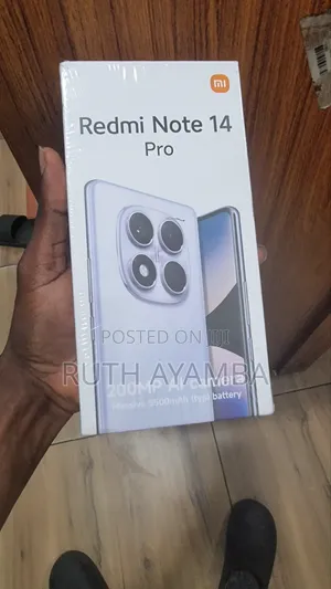 New Xiaomi Redmi Note 14 Pro 256 GB Black