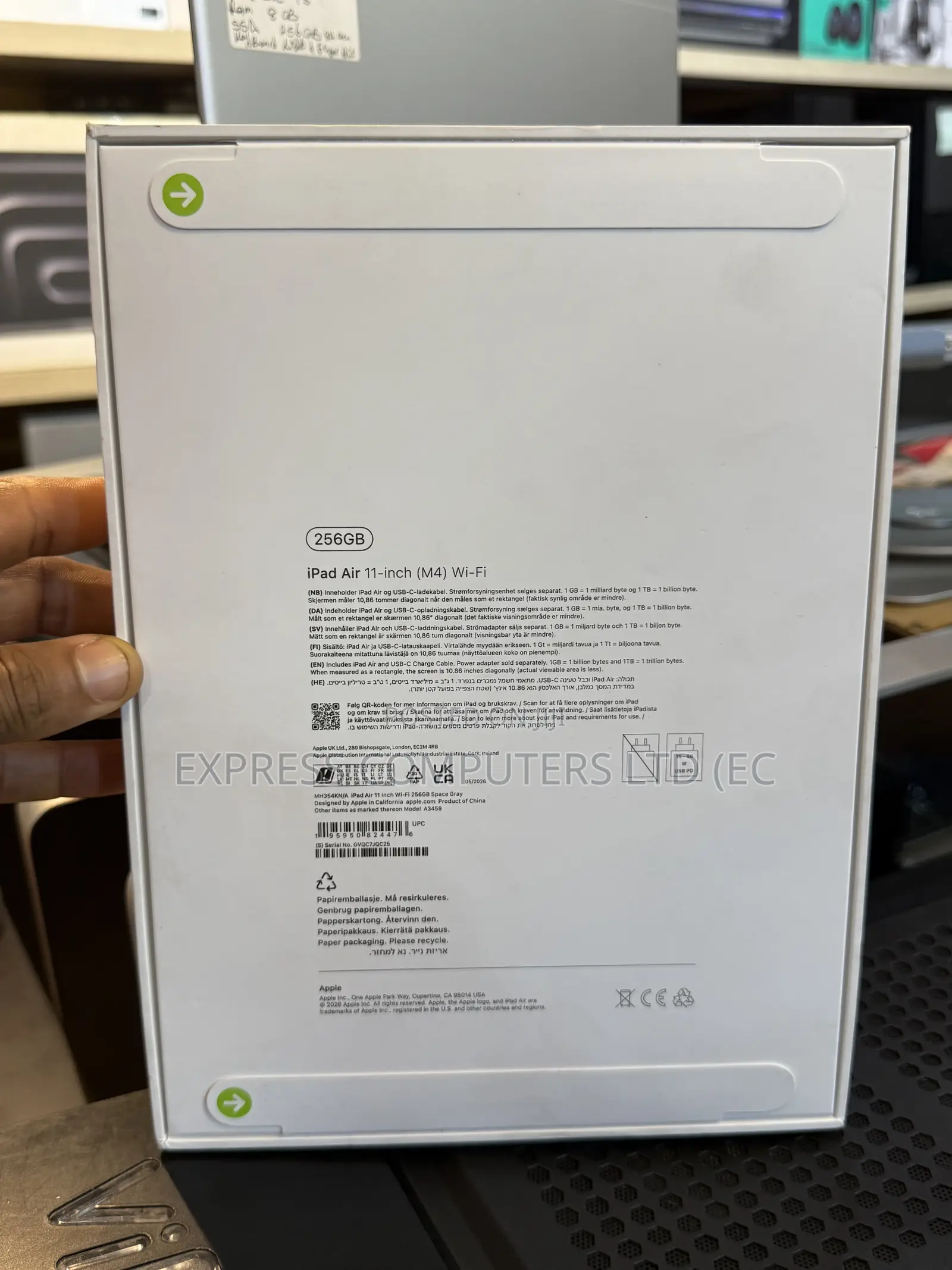 New Apple iPad Air 11 (2026) 256 GB Gray