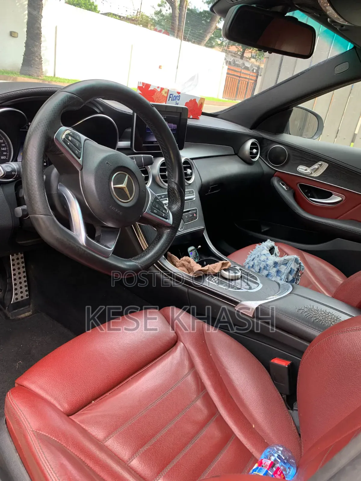 Mercedes-Benz C300 2017 Red