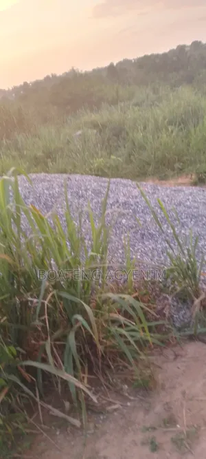Half Plot With 3 BDRM Foundation, Sand Quarry Dust at Asonomaso SAFO