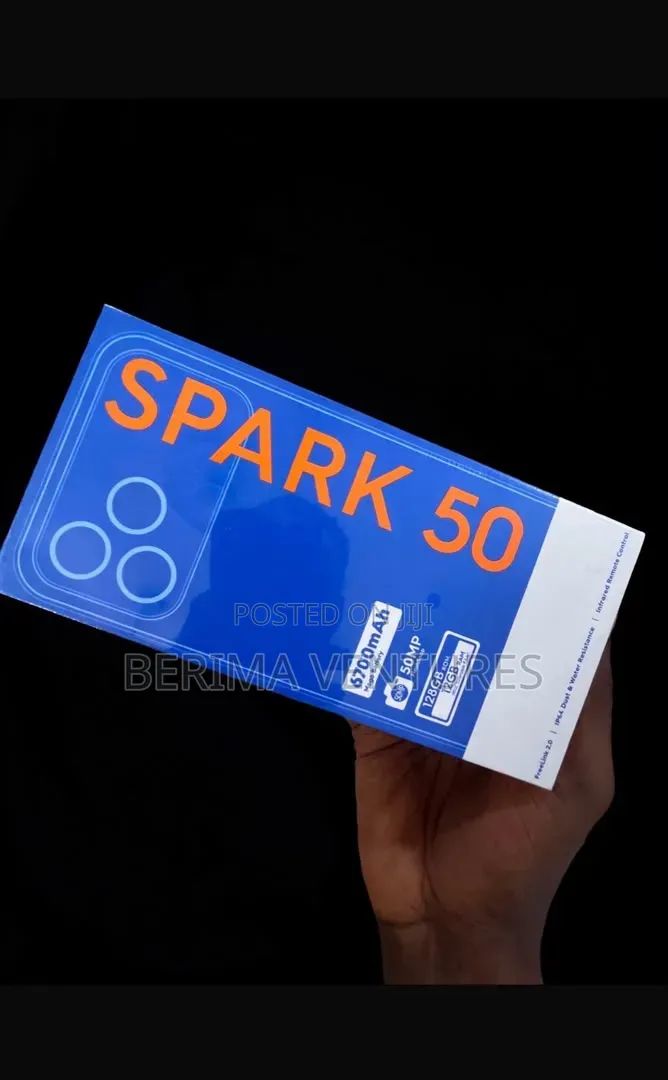 New Tecno Spark 50 128 GB Black