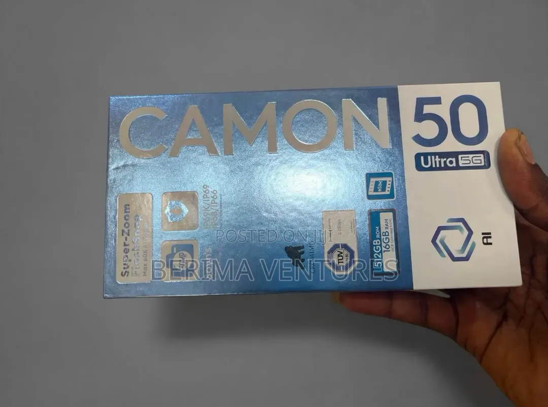 New Tecno Camon 50 Ultra 512 GB Black