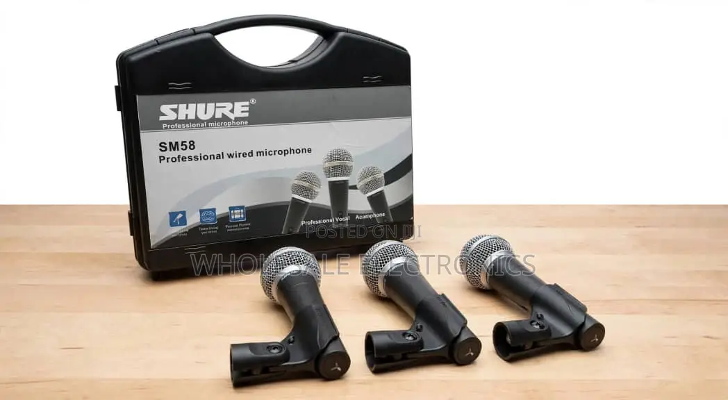 Shure Microphone 3pcs