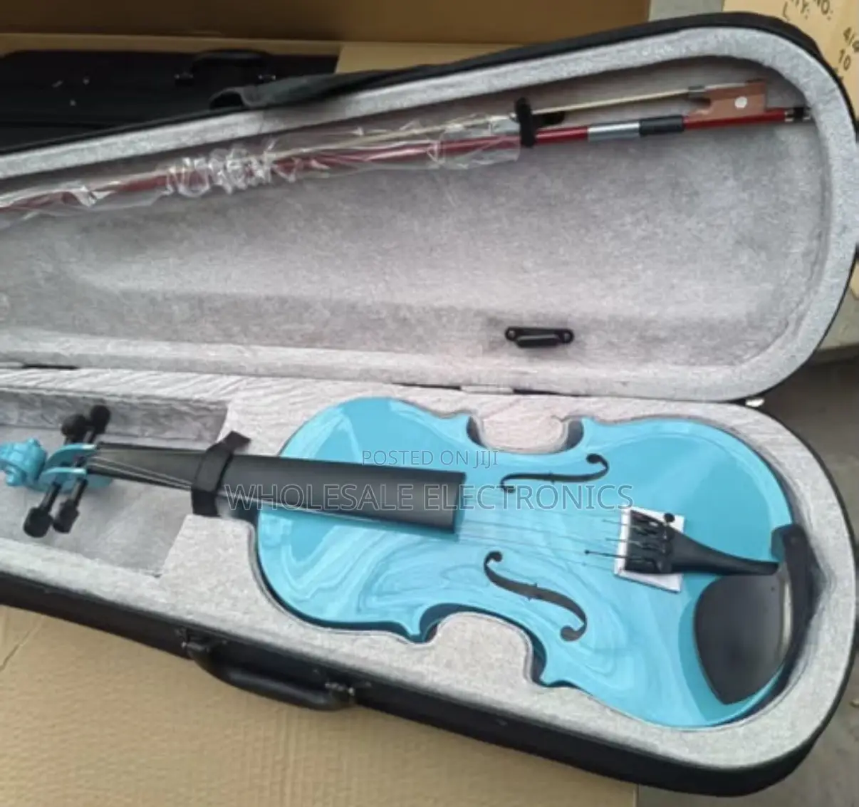 Violins Blue White Pink Brown