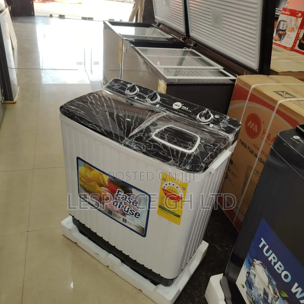 Promo Promo on Our Brand New 7kg Twin Tub Washing Machine From H A