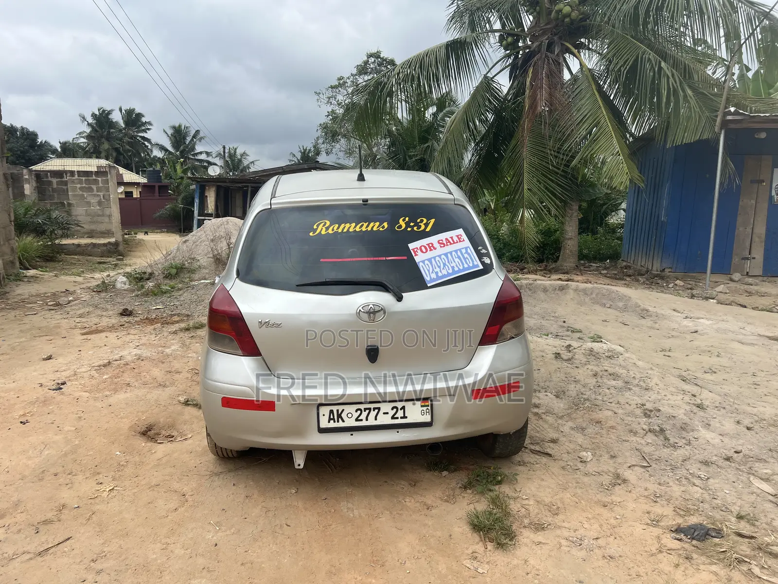 Toyota Vitz 1.3 AWD 3dr 2010 Silver