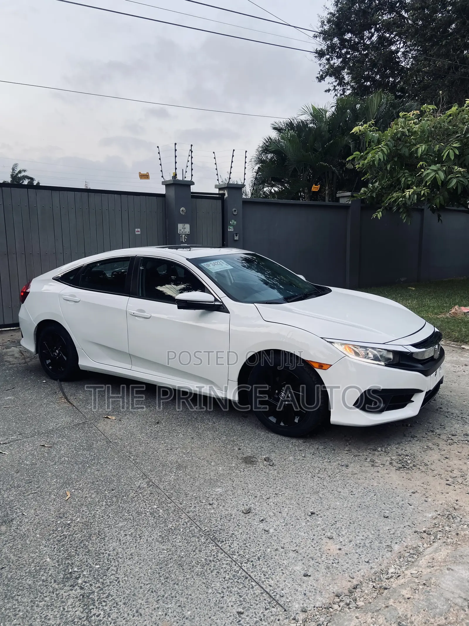 Honda Civic EX-L Sedan 2018 White