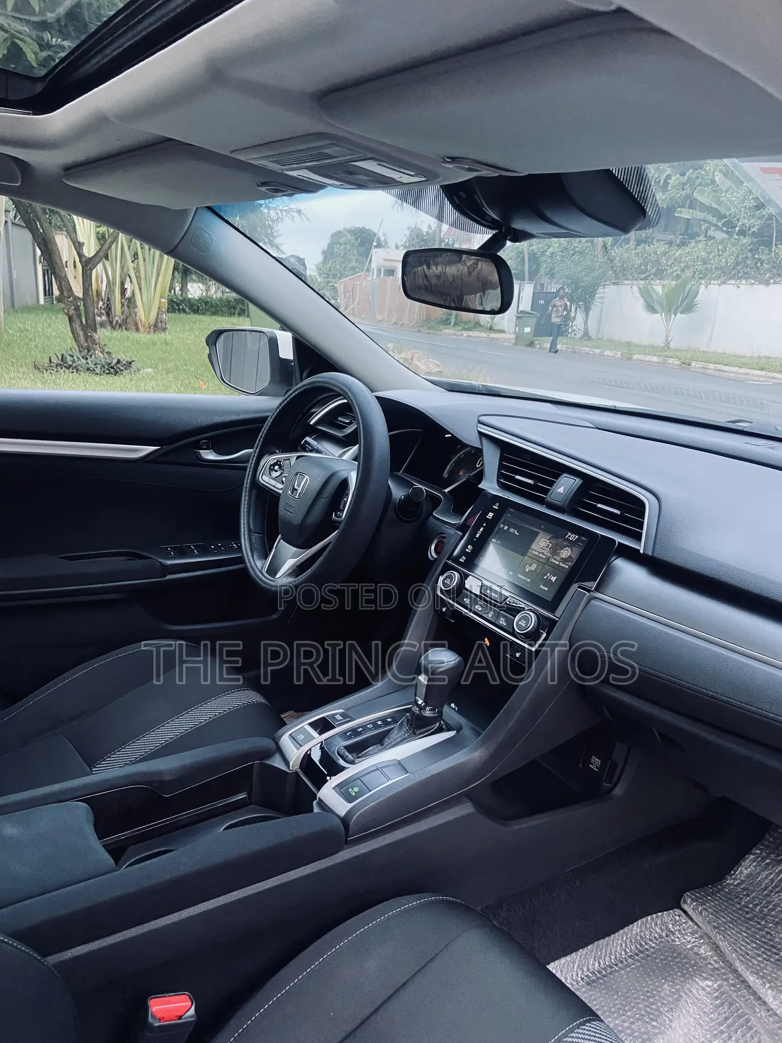 Honda Civic EX-L Sedan 2018 White