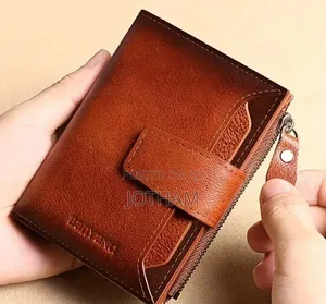 Men's Vertical Short Wallet, Multi-Functional Minimalist Card Holder