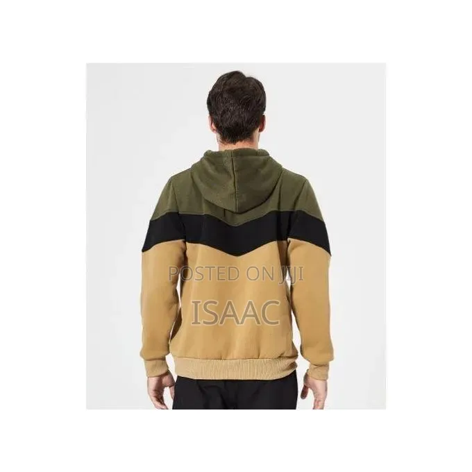 Men’s Sports Casual Long Sleeve Hoodie – Cotton Blend