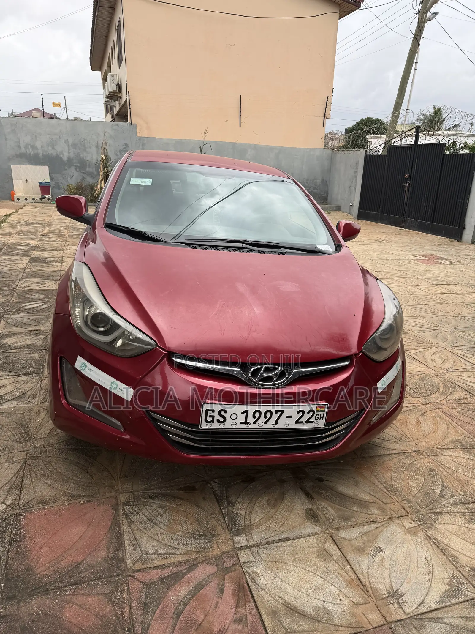 Hyundai Elantra Limited PZEV 4dr Sedan (1.8L 4cyl 6A) 2015 Red