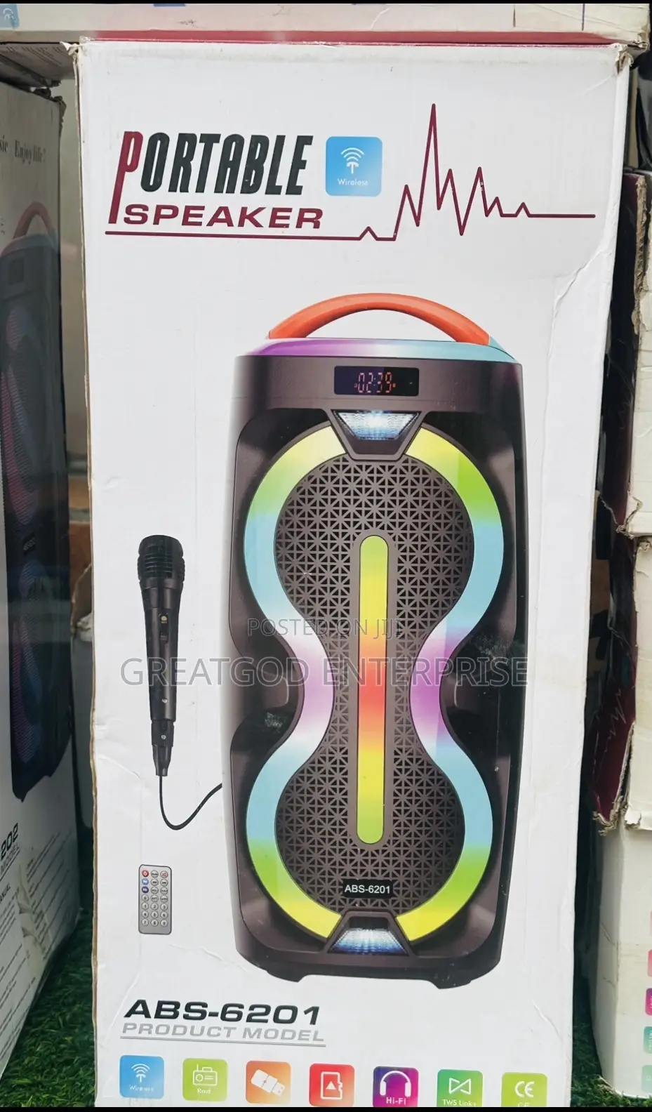 ABS-6201 Portable Wireless Karaoke Speaker