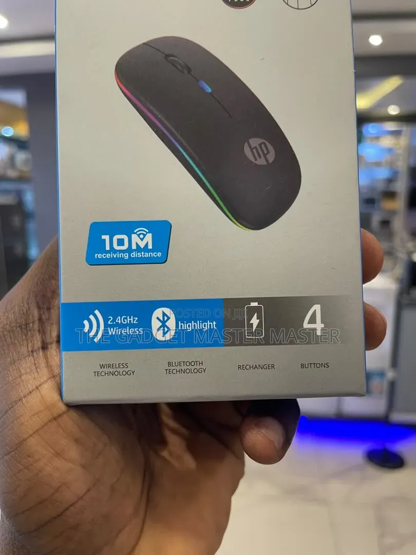 HP W10 Bluetooth and Wireless Dual Mode RGB Mouse