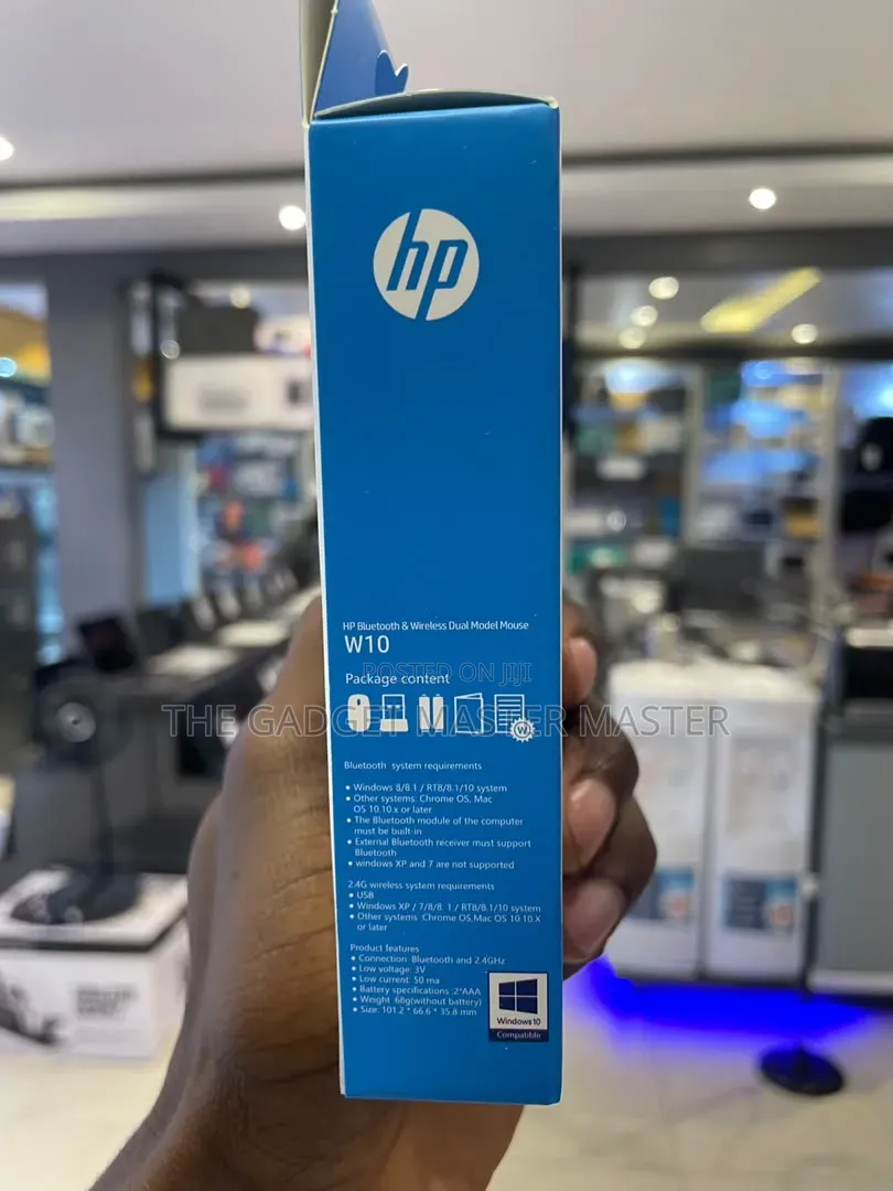 HP W10 Bluetooth and Wireless Dual Mode RGB Mouse