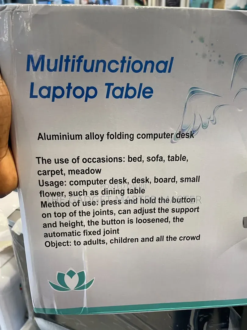 Multifunctional Foldable Laptop Table Desk
