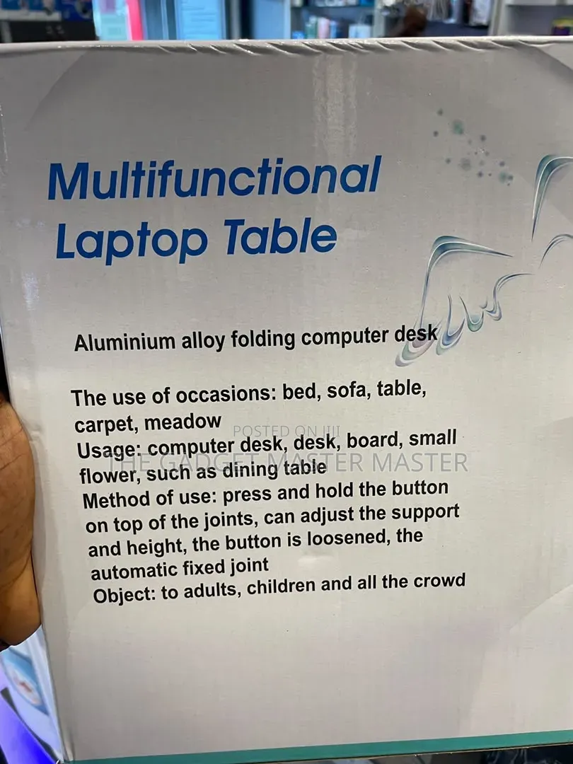 Multifunctional Foldable Laptop Table Desk