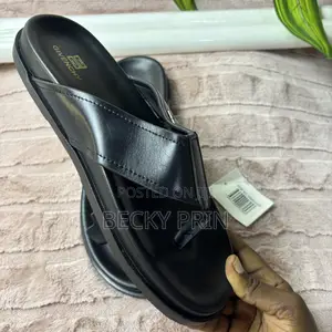 High Quality Men Leather Slippers