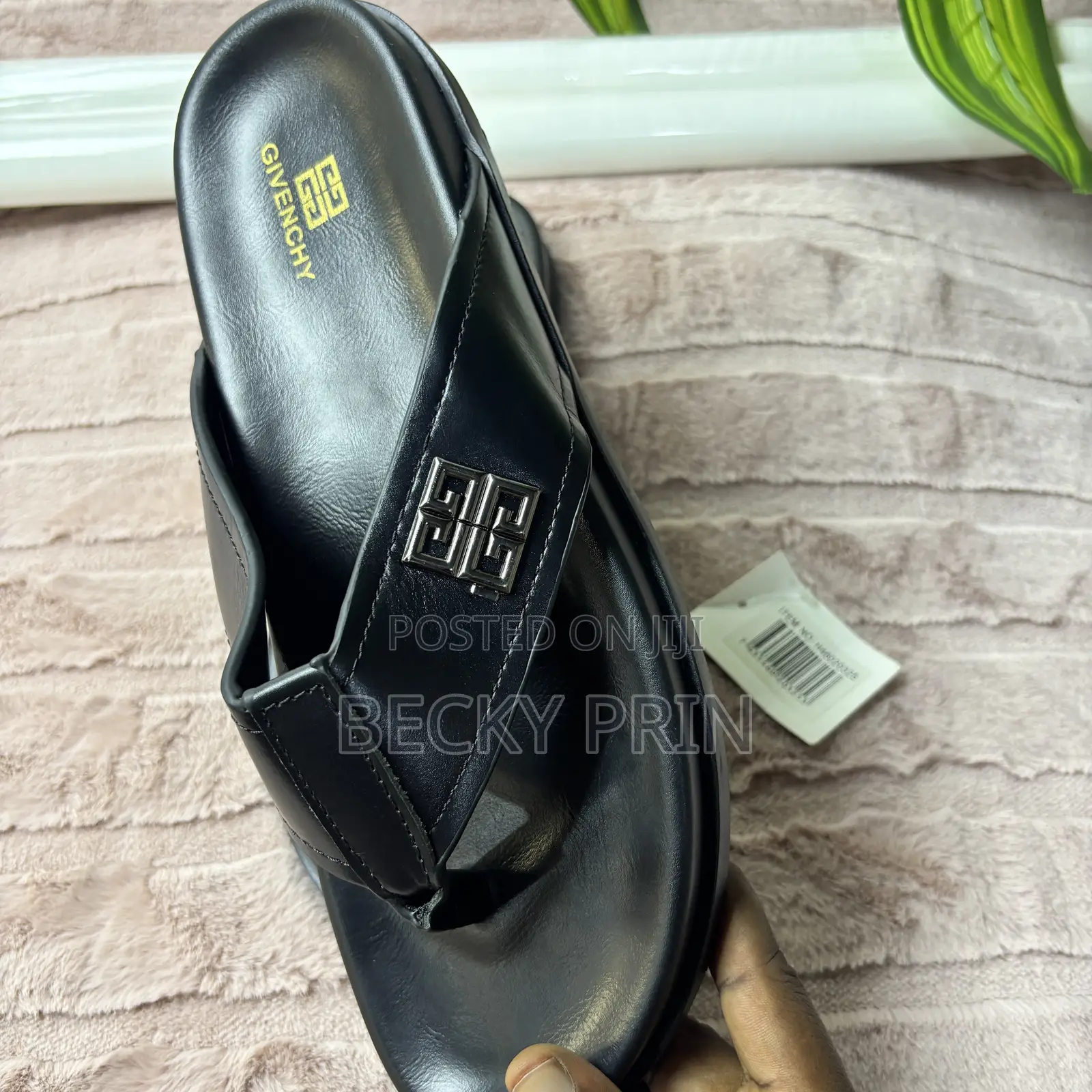 High Quality Men Leather Slippers