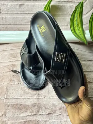 High Quality Men Leather Slippers