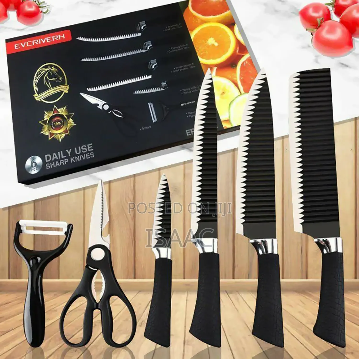 6-Piece Stainless Steel Kitchen Knife Set '936193