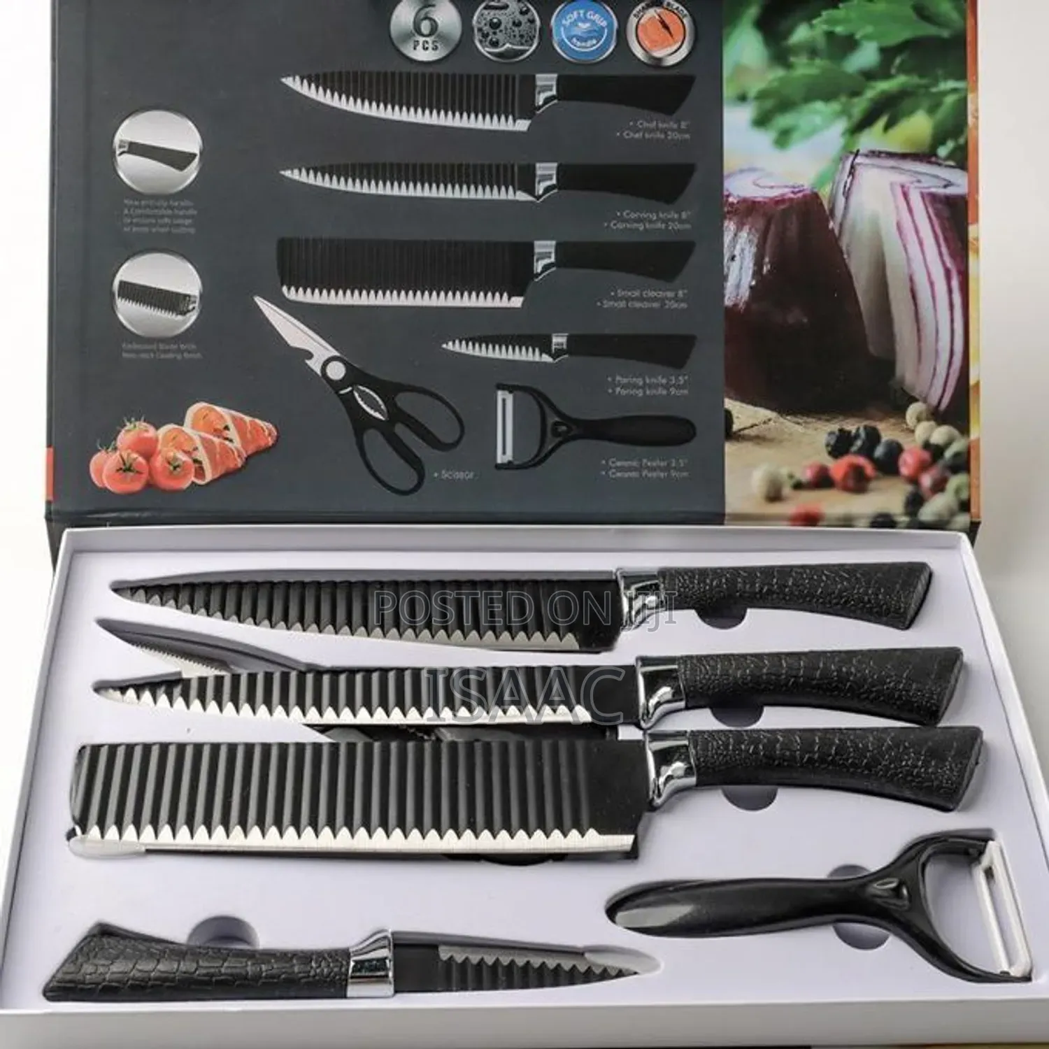 6-Piece Stainless Steel Kitchen Knife Set '936193