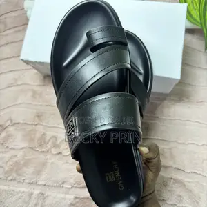 Super Quality Men Leather Slippers- Comes in Box