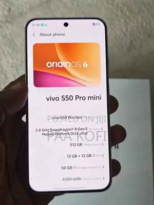 New Vivo S50 Pro mini 512 GB