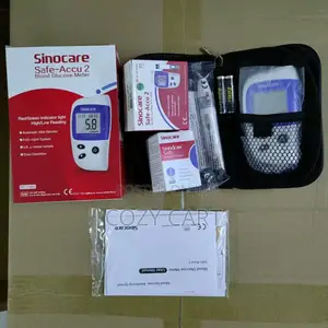 Blood Glucose Monitor (Sinocare Safe-Accu) Complete Set