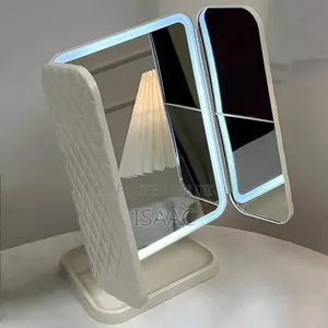LED Desktop Charging Makeup Mirror With Light Folding Portable' 973311