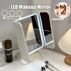 LED Desktop Charging Makeup Mirror With Light Folding Portable' 973311