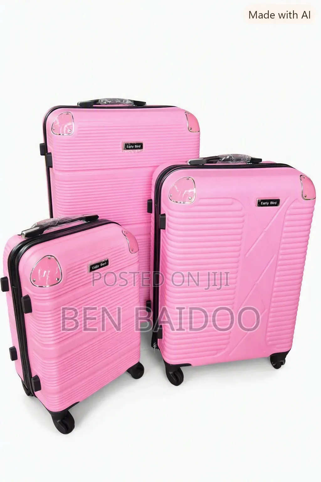 Plastic Suitcases 3in1 (Hardshell Protection)